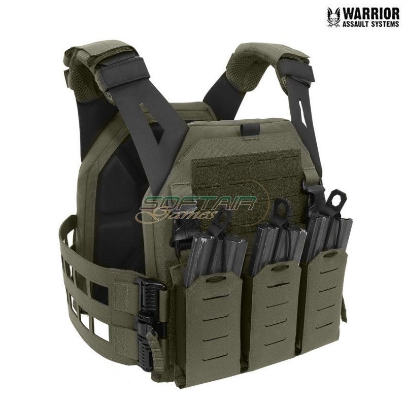 Laser cut lpc low profile carrier V2 mk1 ladder sides c/triple 5.56 RANGER GREEN Warrior Assault Systems (w-lc-lpc-v2-mk1-rg)