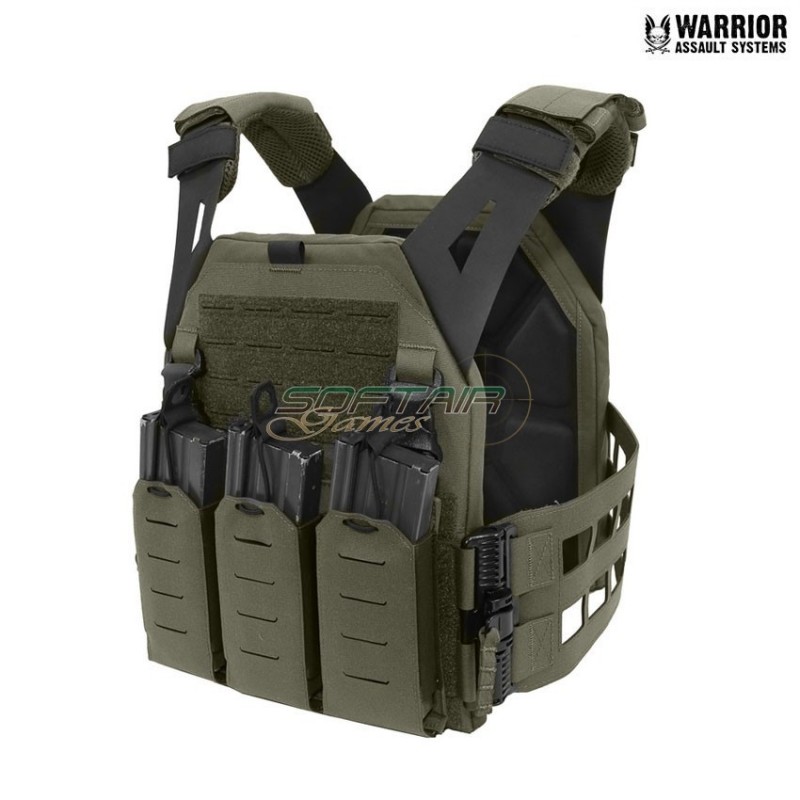 Laser cut lpc low profile carrier V2 mk1 ladder sides c/triple 5.56 RANGER GREEN Warrior Assault Systems (w-lc-lpc-v2-mk1-rg)