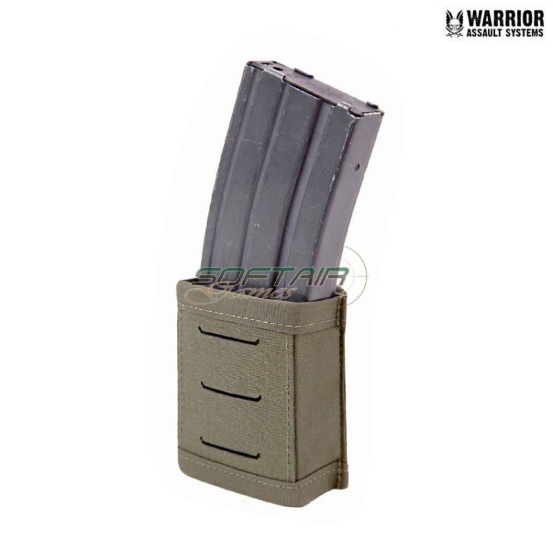 Laser cut single snap mag pouch 5.56mm short RANGER GREEN warrior assault systems (w-lc-ssmp-556p-s-rg)