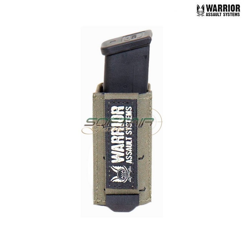 Laser cut porta caricatore 9mm SHORT single snap RANGER GREEN warrior assault systems (w-lc-ssmp-9-s-rg)