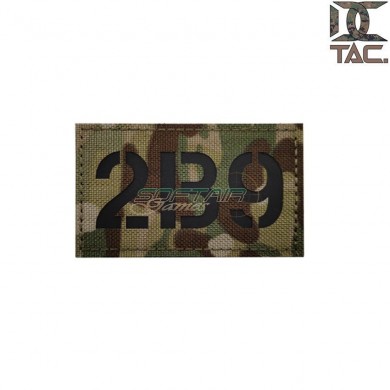 Patch INFRARED Military IR BRAVO 2 MULTICAM tag operator d.c. tactical (dctac-103-2-mc-ir)