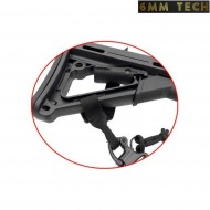 Cinghia per calcio NERA type 1 6MM TECH (6mmt-73-bk)