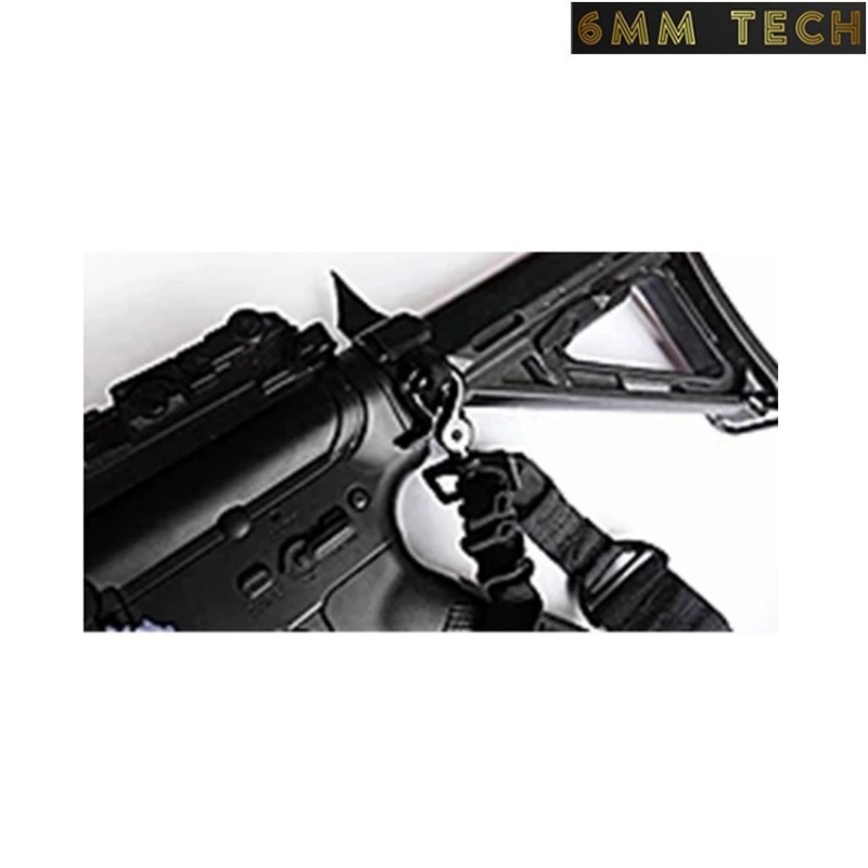 Sling for stock BLACK type 1 6MM TECH (6mmt-73-bk)