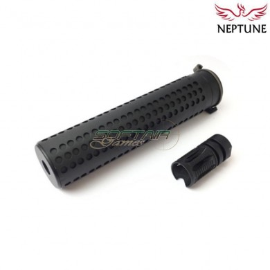 KAC style QD silencer & flash hider BLACK neptune (nte-184)