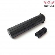 Silenziatore & spegnifiamma KAC style QD NERO neptune (nte-184)