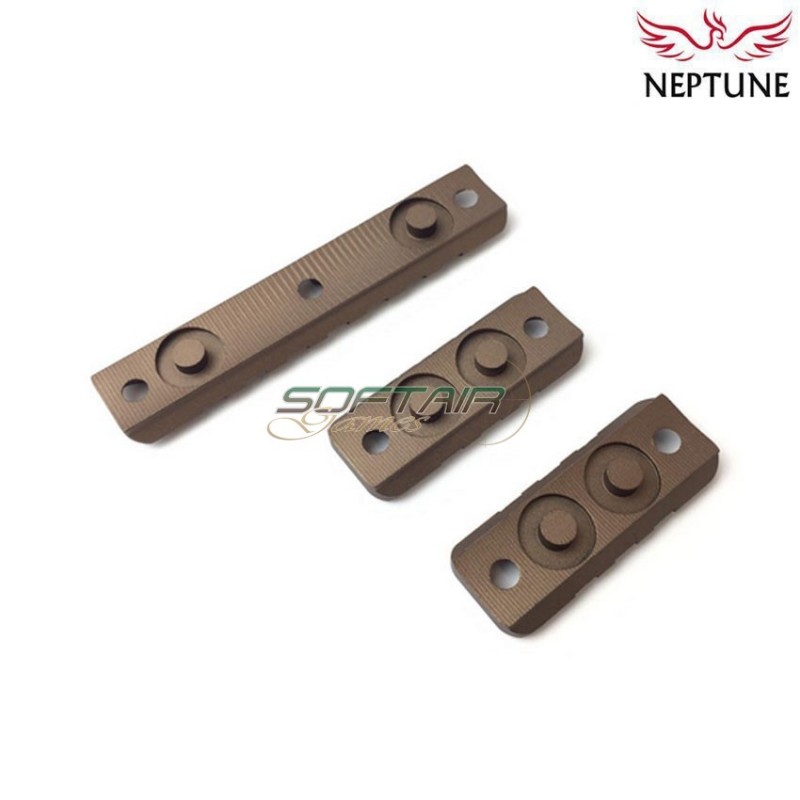 3 pieces set BRONZE 416 geissele rail 20mm weaver neptune (nte-180-bn)