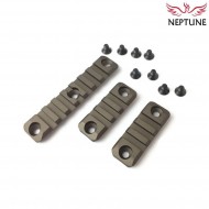 Set 3 pezzi BROWN 416 geiss. rail 20mm weaver neptune (nte-180-br)