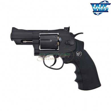 Revolver 708 BLACK Co2 Full Metal win gun (c708b)