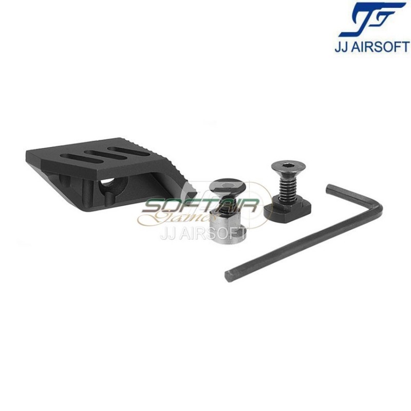 TMRS Left Thumb Rest per KeyMod & LOC NERO jj airsoft (ja-1387-bk)