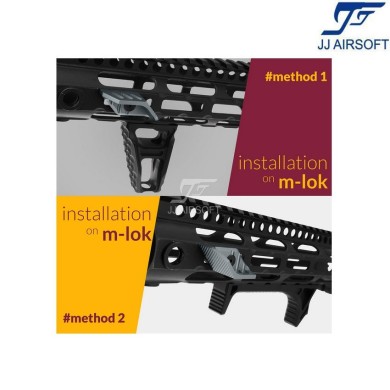 TMRS Left Thumb Rest for KeyMod & LOC RED jj airsoft (ja-1387-re)