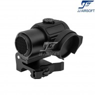 Magnifier G43 3x BLACK with killflash jj airsoft (ja-5390-bk)