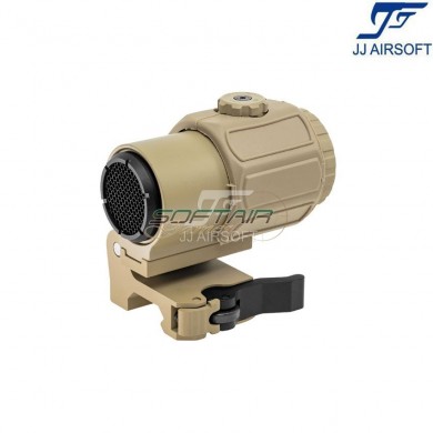 Magnifier G43 3x TAN con killflash jj airsoft (ja-5390-tan)