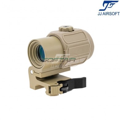 Magnifier G43 3x TAN with killflash jj airsoft (ja-5390-tan)
