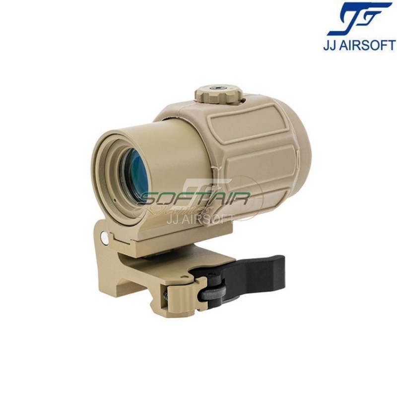 Magnifier G43 3x TAN with killflash jj airsoft (ja-5390-tan)