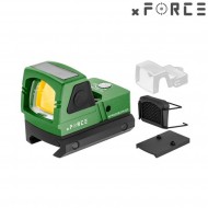 Sight SOLAR power mini red dot VERDE xforce (xf-xr020grn)