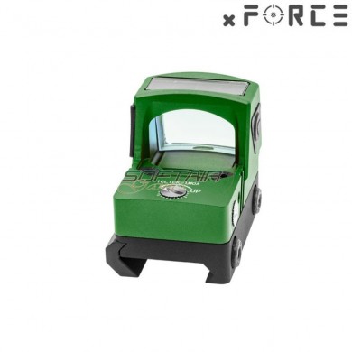 Sight SOLAR power mini red dot VERDE xforce (xf-xr020grn)