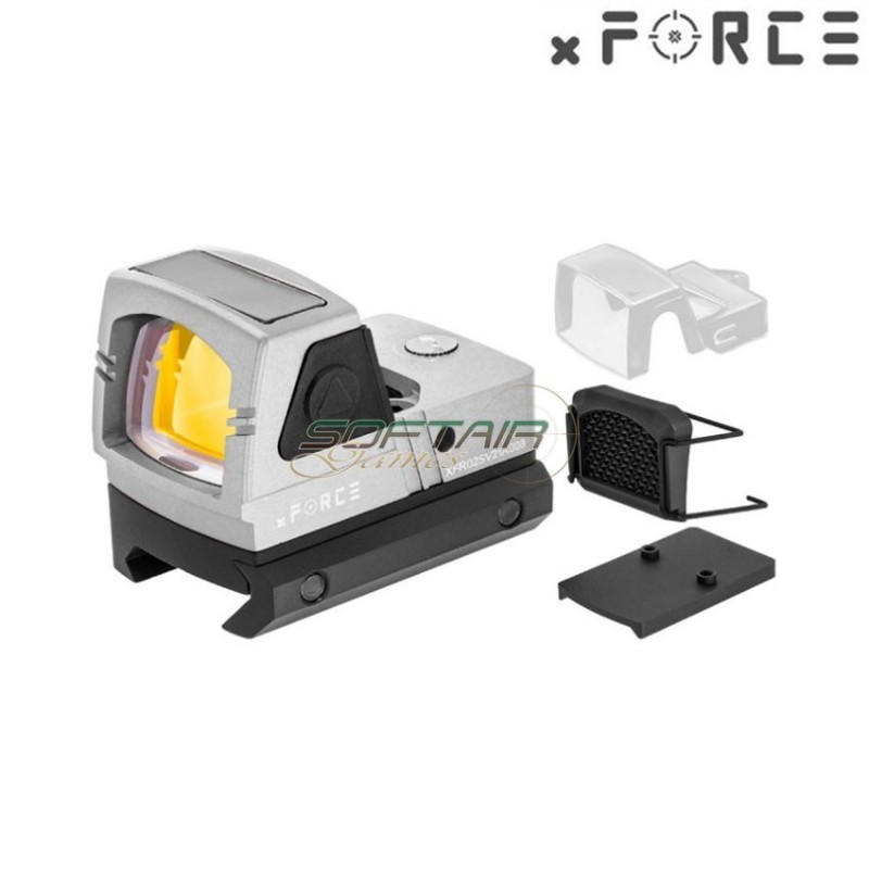 Sight SOLAR power mini red dot SILVER xforce (xf-xr020slv)