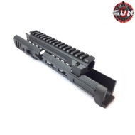 AK handguard 10.5" CNC aluminum BLACK LOC style gun five (gf-z0381)