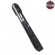 AK handguard 13.5" CNC aluminum BLACK LOC style gun five (gf-z0380)