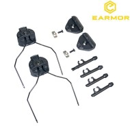 Set 2 Agganci Rail Kit Mtec Flux Model per PELTOR Earmor (ea-m13-peltor)
