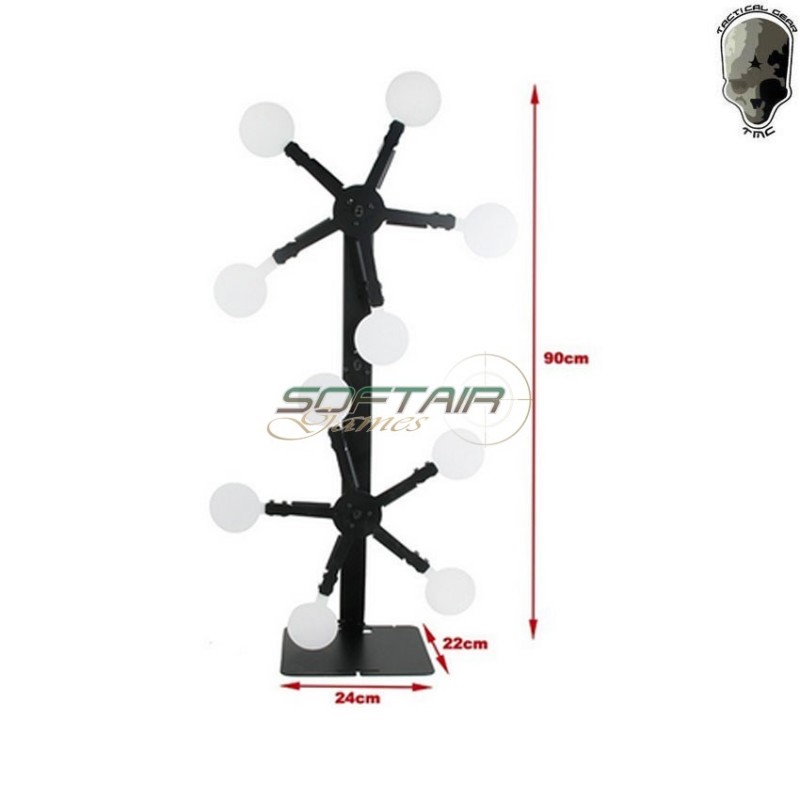 Bersaglio in metallo FYT outdoor double texas star grande tmc (tmc-b-1020sc)
