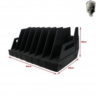 Box porta pistole da 8 posti savior tmc (svr-rk-hd-x8-bk)