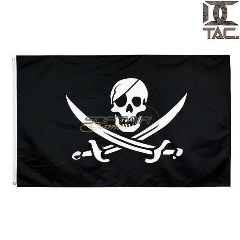 Bandiera JOLLY ROGER 90x150cm NERA d.c. tactical (dctac-113-bk-2) Bandiera JOLLY ROGER 90x150cm NERA d.c. tactical (dctac-113-bk-2)