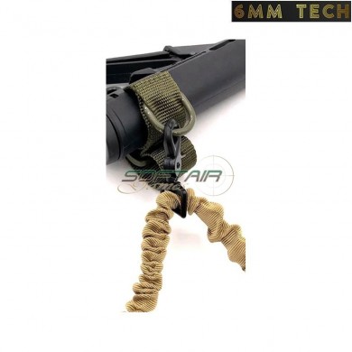 Sling for stock OLIVE DRAB type 2 6MM TECH (6mmt-76-od)