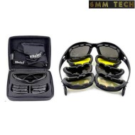 Kit occhiale military GEN.2 style NERO 6MM TECH (6mmt-77-bk)