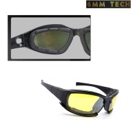 Kit occhiale military GEN.2 style NERO 6MM TECH (6mmt-77-bk)