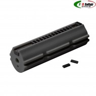 Pistone ZERO-SHOCK in tecnopolimero caricato fibra di carbonio full metal rack 14 denti fps (fps-pm04cf)