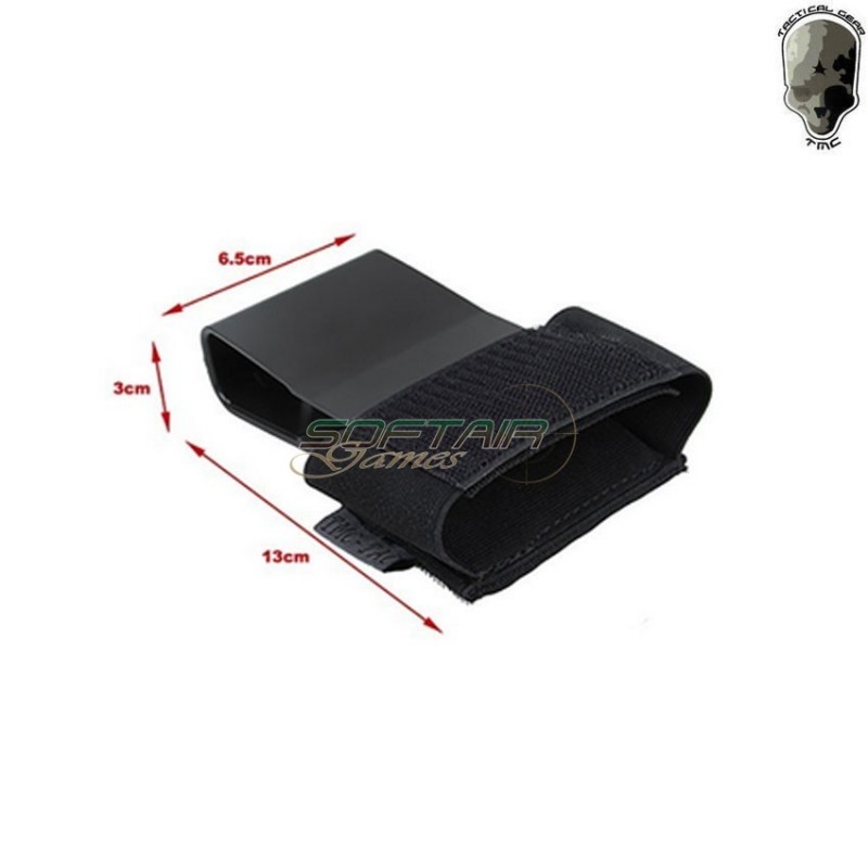 Single M4 magazine holder insert in KYDEX® black tmc (tmc3583-bk)