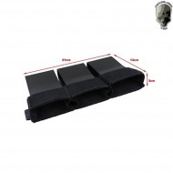 Inserto triplo porta caricatore M4 in KYDEX® nero tmc (tmc3569-bk)