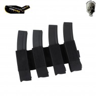 CORDURA® SMG magazine holder insert for tactical vest black tmc (tmc3581-bk)