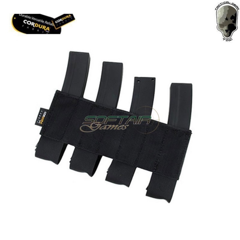 CORDURA® SMG magazine holder insert for tactical vest black tmc (tmc3581-bk)