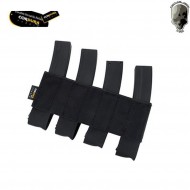 CORDURA® SMG magazine holder insert for tactical vest black tmc (tmc3581-bk)