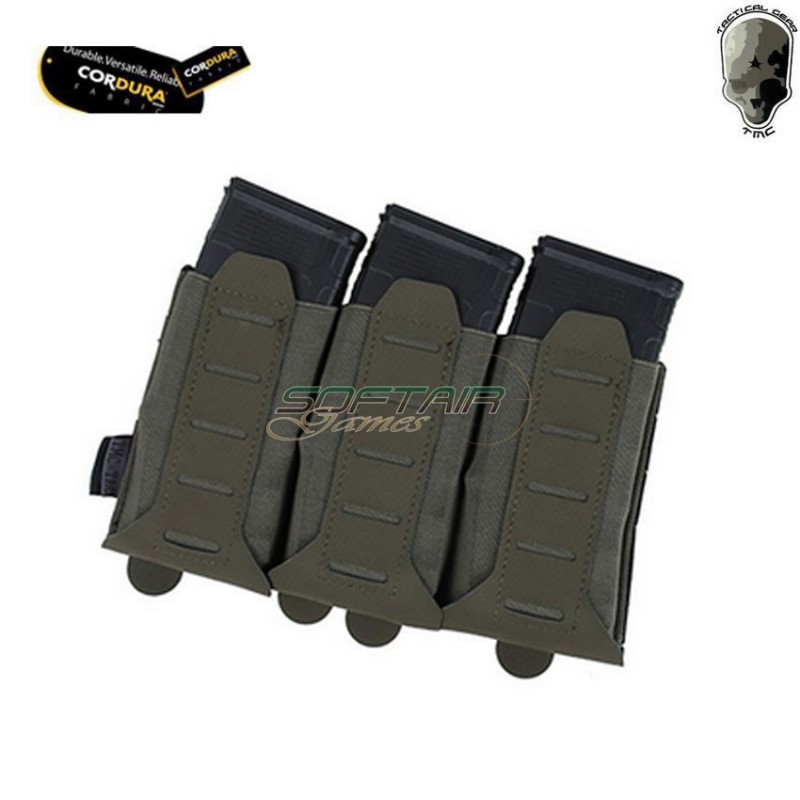 Tasca tripla STACK TS style 2.0 per caricatore m4 RANGER GREEN tmc (tmc3599-rg)