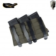 Triple STACK TS style 2.0 magazine pouch for m4 RANGER GREEN tmc (tmc3599-rg)