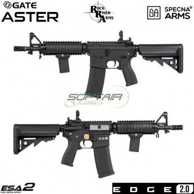 Fucile elettrico sa-e04 rra m4 CQB-R carbine edge 2.0™ black specna arms® (spe-01-030859)