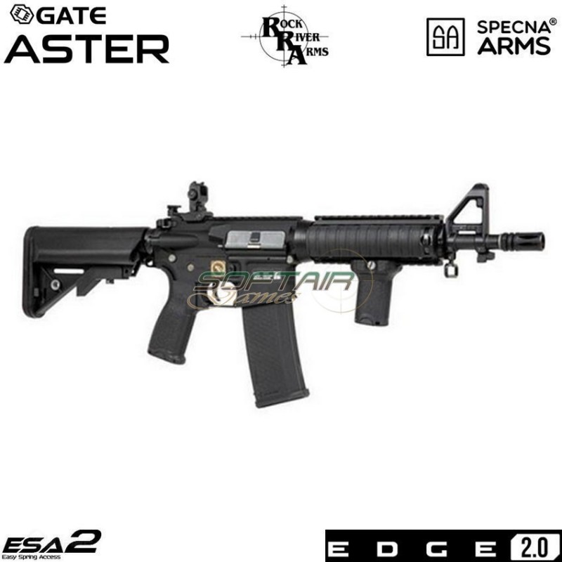 Fucile elettrico sa-e04 rra m4 CQB-R carbine edge 2.0™ black specna arms® (spe-01-030859)