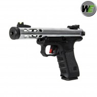 GAS GBB pistol GALAXY G. metal slide full auto SILVER we (we-032540)