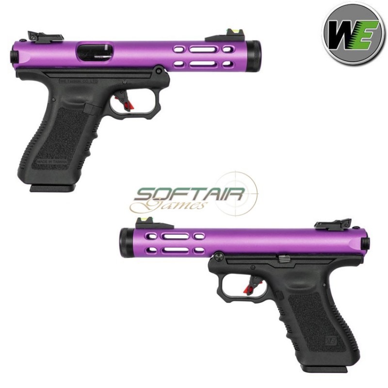GAS GBB pistol GALAXY G. metal slide full auto PURPLE we (we-032542)