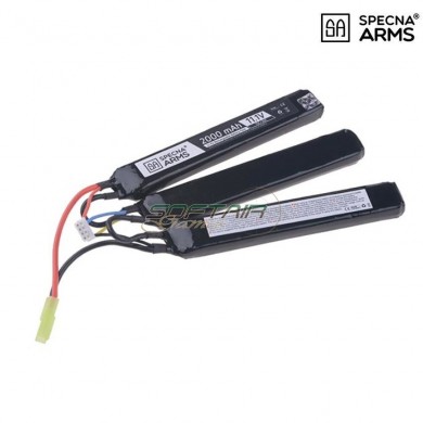 Batteria lipo connettore TAMIYA 11.1v X 2000mah 15/30c cqb type specna arms® (spe-06-022015)