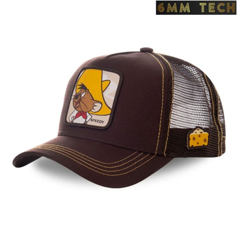 Baseball cap SPEEDY style MARRONE 6MM TECH (6mmt-80-br)