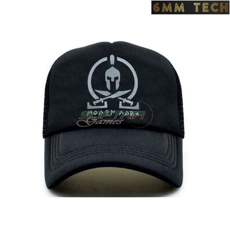 Baseball cap MOLON LABE type 1 NERO 6MM TECH (6mmt-82-bk)