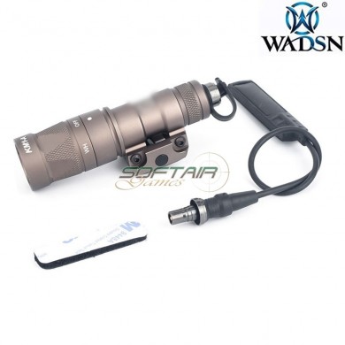 Torcia M300W sf mini scout single pressure pad DARK EARTH wadsn (wd04029-de-lo)