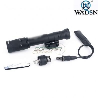 Flashlight M600W sf scout double control kit BLACK wadsn (wex377-bk-lo)