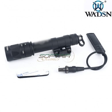 Flashlight M600W sf scout single pressure pad BLACK wadsn (wd04048-bk-lo)