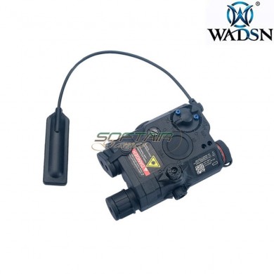 Peq15 la5 BLACK BLUE laser & led flashlight wadsn (wdx003-bk)