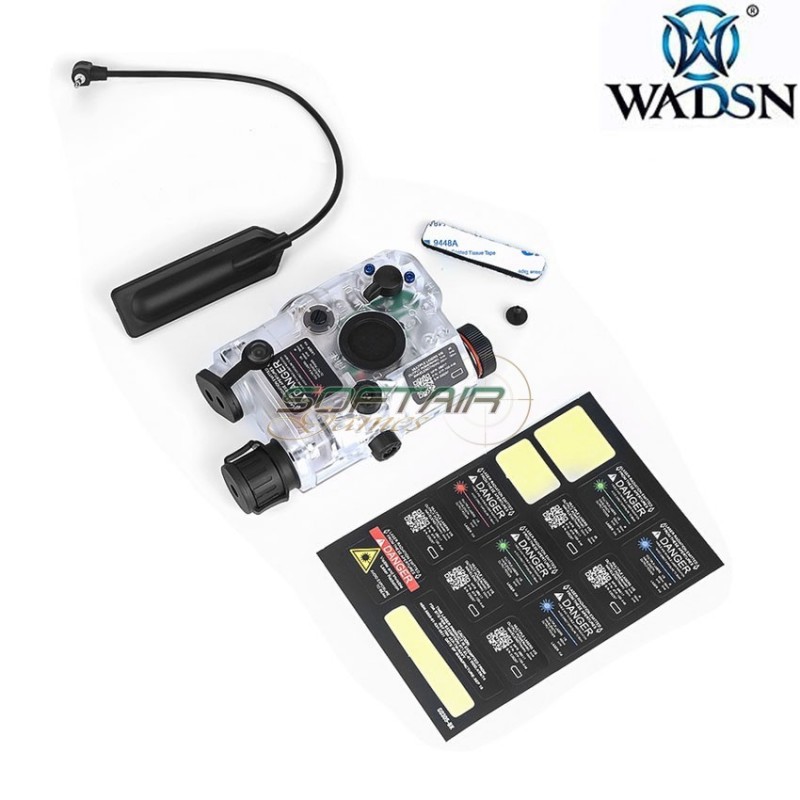 PEQ15 NERO perspective luce/red laser wadsn (wdx017-bk)